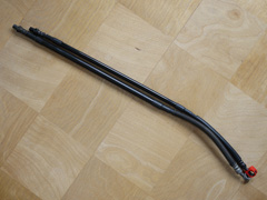 YZホースは3.5cmほど短い…